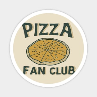 Pizza Fan Club - Retro Magnet